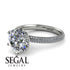Hidden Halo Round Diamond Engagement Ring - Ashley No. 3 image 14
