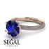 Hidden Halo Round Diamond Engagement Ring - Ashley No. 14 image 10