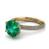 Hidden Halo Round Diamond Engagement Ring - Ashley No. 4 image 1