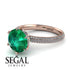 Hidden Halo Round Diamond Engagement Ring - Ashley No. 5 image 10