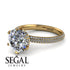 Hidden Halo Round Diamond Engagement Ring - Ashley No. 1 image 14