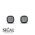 Hidden Halo Princess Diamond Earrings - Georgia No. 33 image 2