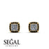 Hidden Halo Princess Diamond Earrings - Georgia No. 31 image 2