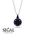 Hidden Halo Black Diamond Necklace - Joanna No. 69 image 9