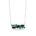 Black Diamond Baguette Necklace Mix - Kinley No. 36 image 1