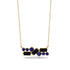Black Diamond Baguette Necklace Mix - Kinley No. 43 image 1