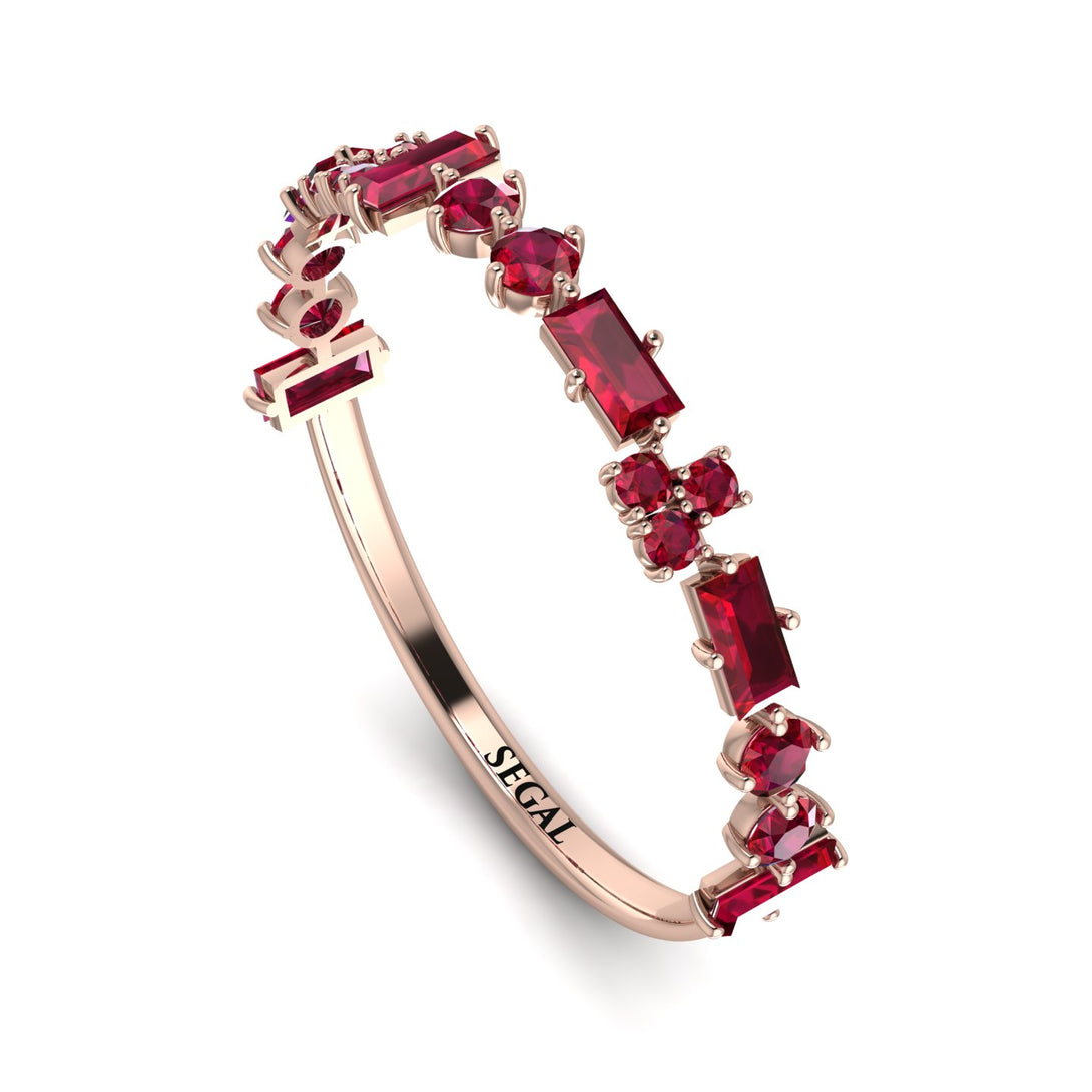 Eternity Mix Ruby Ring - Jocelyn No. 11
