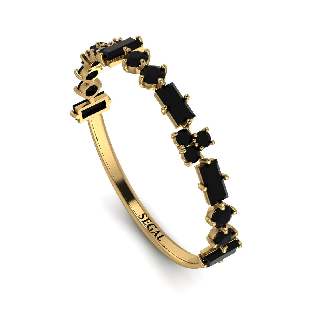 Eternity Mix Black Diamond Ring - Jocelyn No. 7