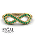 Infinity Emerald Ring - Alexa No. 4 image 6