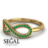 Infinity Emerald Ring - Alexa No. 4 image 2