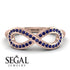 Infinity Sapphire Ring - Alexa No. 14 image 6