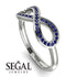 Infinity Sapphire Ring - Alexa No. 15 image 3