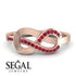 Infinity Yin Yang Ruby Ring - Lydia No. 11 image 3