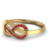 Infinity Yin Yang Ruby Ring - Lydia No. 10 image 1