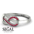 Infinity Yin Yang Ruby Ring - Lydia No. 12 image 6