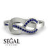 Infinity Yin Yang Sapphire Ring - Lydia No. 15 image 3