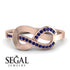 Infinity Yin Yang Sapphire Ring - Lydia No. 14 image 3
