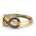 Infinity Yin Yang Sapphire Ring - Lydia No. 13 image 1