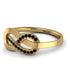 Infinity Yin Yang Black Diamond Ring - Lydia No. 7 image 1