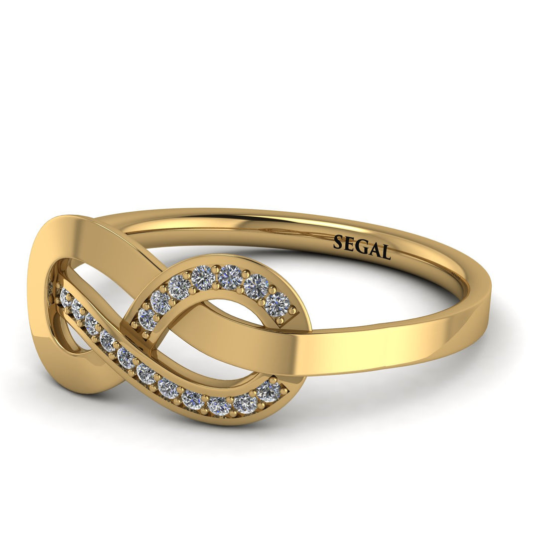Infinity Yin Yang Diamond Ring - Lydia No. 1