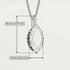Hidden Halo Marquise Black Diamond Necklace - Journey No. 8 image 3