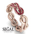 Knot Infinity Ruby Ring - Josephine No. 11 image 2