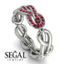 Knot Infinity Ruby Ring - Josephine No. 12 image 2