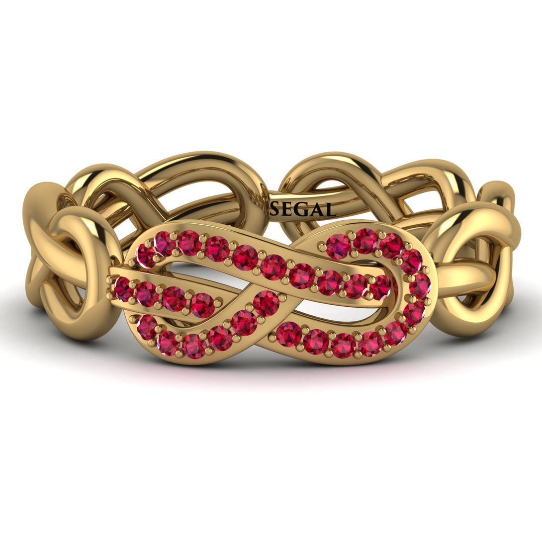 Knot Infinity Ruby Ring - Josephine No. 10