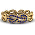 Knot Infinity Sapphire Ring - Josephine No. 13 image 1