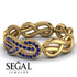 Knot Infinity Sapphire Ring - Josephine No. 13 image 3