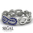 Knot Infinity Sapphire Ring - Josephine No. 15 image 3