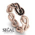 Knot Infinity Black Diamond Ring - Josephine No. 8 image 2