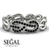 Knot Infinity Black Diamond Ring - Josephine No. 9 image 6