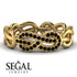 Knot Infinity Black Diamond Ring - Josephine No. 7 image 6