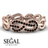 Knot Infinity Black Diamond Ring - Josephine No. 8 image 6