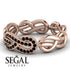 Knot Infinity Black Diamond Ring - Josephine No. 8 image 3