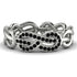Knot Infinity Black Diamond Ring - Josephine No. 9 image 1
