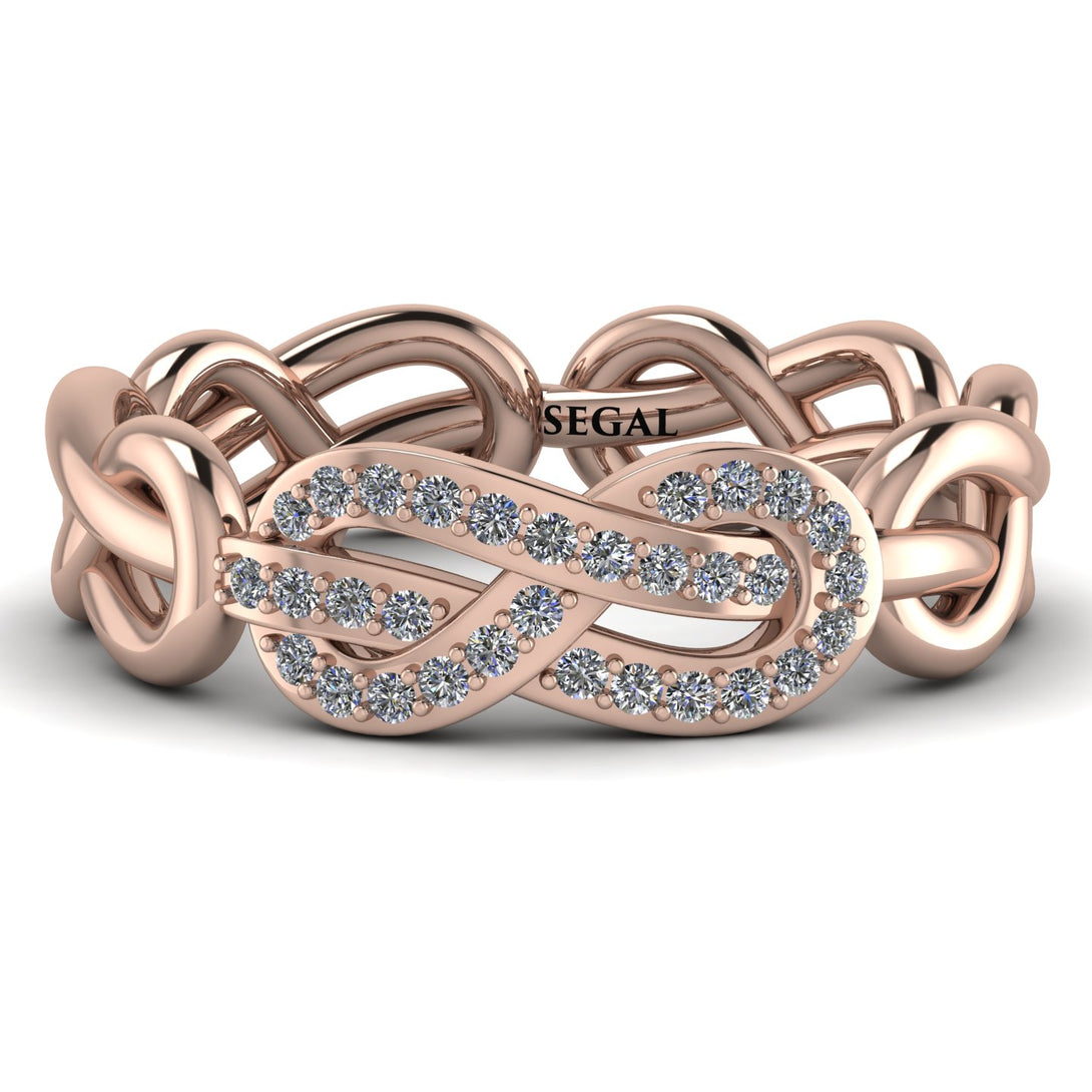Knot Infinity Diamond Ring - Josephine No. 2