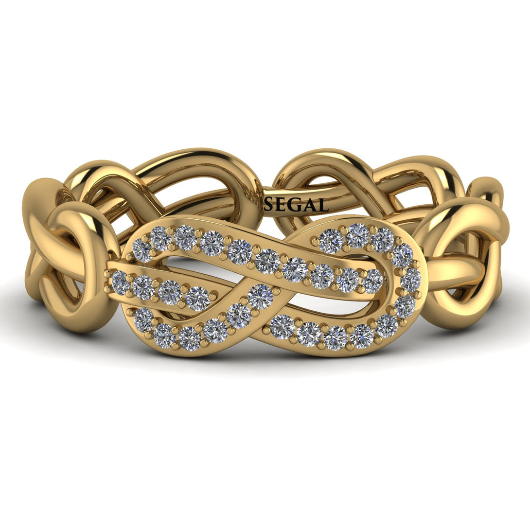 Knot Infinity Diamond Ring - Josephine No. 1