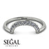 Large Half Round Stacking Diamond Ring - Brooke No. 3 image 2