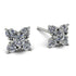 Geometrical 5 Diamonds Stud Earrings - Noa No. 3 image 1