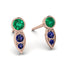 Bezel Emerald Earrings In Pear Shaped - Aniya No. 65 image 1