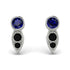 Bezel Sapphire Earrings In Pear Shaped - Aniya No. 45 image 1