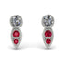 Bezel Diamond Earrings In Pear Shaped - Aniya No. 48 image 1