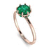 Classic Emerald Ring With Hidden Stones - Elliana No. 5 image 1
