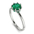 Classic Emerald Ring With Hidden Stones - Elliana No. 6 image 1