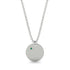 Emerald Gold Round Necklace - Ariella No. 6 image 1