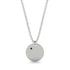 Black Diamond Gold Round Necklace - Ariella No. 9 image 1