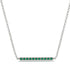 Short Line Emerald Necklace - Elsie No. 6 image 1