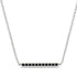 Short Line Black Diamond Necklace - Elsie No. 9 image 1